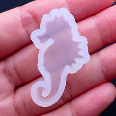 Seahorse Silicone Mold | Marine Life Mould | Fish Mold | UV Resin Mold | Epoxy Resin Cabochon Mold | Kawaii Decoden Mold | Sea Animal Mold (20mm x 36mm)