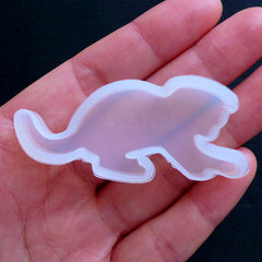 Cat Mold | Kitty Cabochon Mold | UV Resin Silicone Mold | Clear Soft Mould | Flexible Animal Mold | Epoxy Resin Crafts (54mm x 22mm)