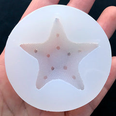 Starfish Shell Flexible Mold | Seashell Gumpaste Mold | Epoxy Resin Silicone Mould | Fondant Food Safe Mould (45mm x 43mm)