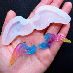 Pegasus Wing Silicone Molds | Mahou Kei Jewellery Making | Kawaii UV Resin Mold | Flexible Epoxy Resin Mould (22mm x 47mm)