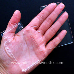 Perfume Bottle Resin Shaker Mold | Epoxy Resin Mold | Waterfall Liquid Charm Making | Kawaii Decoden Supplies (52mm x 79mm)