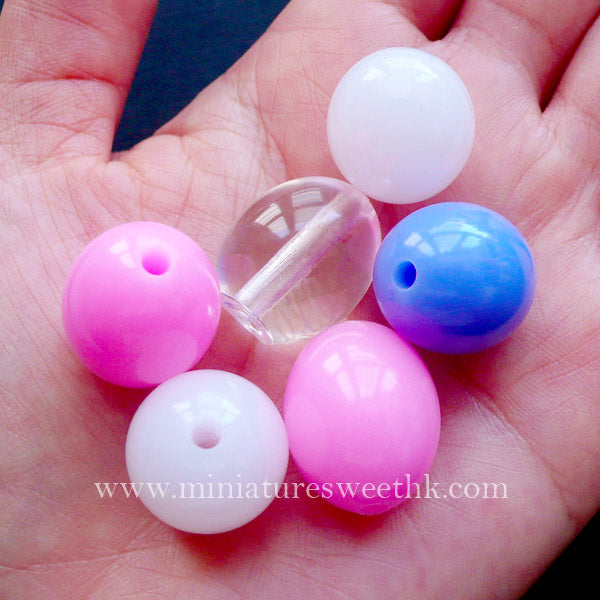 16mm Round Ball Silicone Mold (6 Cavity), Flexible Sphere Mold, Epox, MiniatureSweet, Kawaii Resin Crafts, Decoden Cabochons Supplies