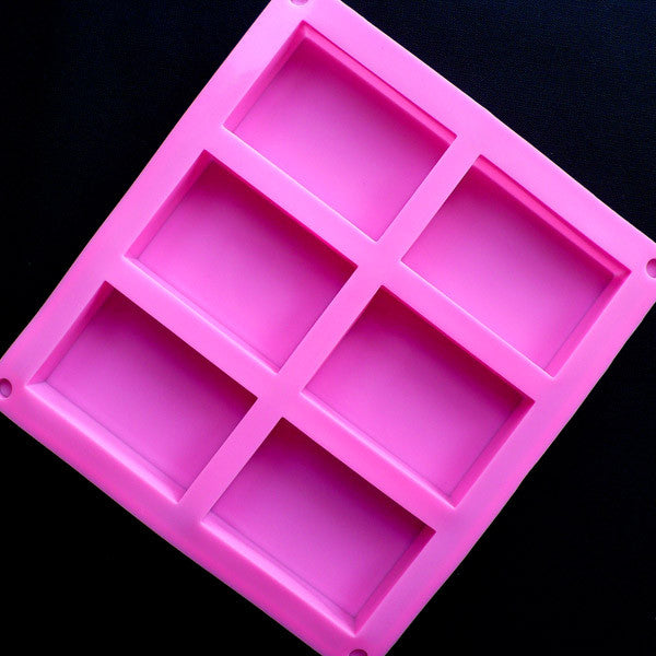 Large Rectangular Prism Silicone Mold, Cuboid Rectangle Mold, UV Res, MiniatureSweet, Kawaii Resin Crafts, Decoden Cabochons Supplies