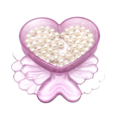 Kawaii Heart Trinket Box Mold | Winged Heart Container Silicone Mould | Resin Jewelry Box DIY | Magical Girl Craft Supplies (12cm x 10.5cm)