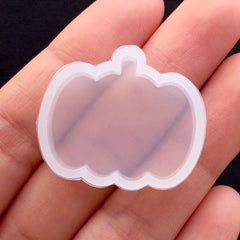 Pumpkin Silicone Mold | Halloween Decoden Supplies | Spooky Cabochon DIY | Kawaii Soft Mold (28mm x 23mm)