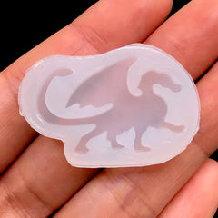 Dragon Silicone Mold | Legendary Creature Mold | UV Resin Soft Mold | Resin Craft Supplies (32mm x 21mm)