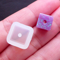 Square Bead Silicone Mold | Make Your Own Bead Flexible Mould | Resin Jewelry Craft Supplies (9mm)