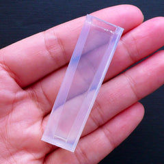 3D Trapezoid Flexible Mould | Faceted Geometry Silicone Mold | Resin Pendant Making (10mm x 46mm)