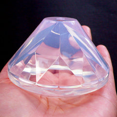 Diamond Flexible Mold | Geometry Silicone Mold | Fake Crystal DIY | Resin Pieces Making (63mm x 38mm)
