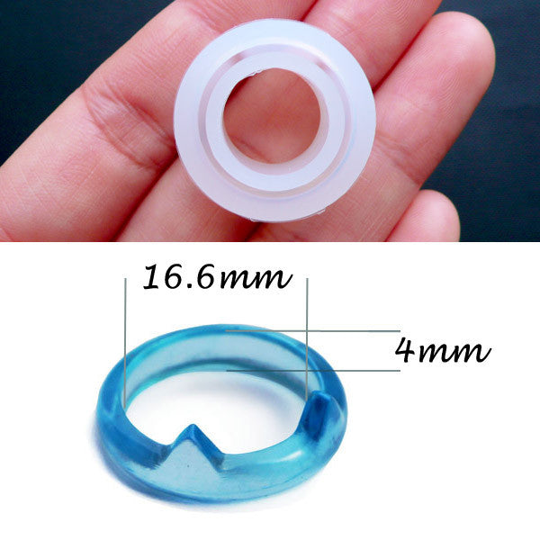 Kawaii Ring Mould, Flexible Resin Ring Mold in Kitty Ear Shape, Anim, MiniatureSweet, Kawaii Resin Crafts, Decoden Cabochons Supplies