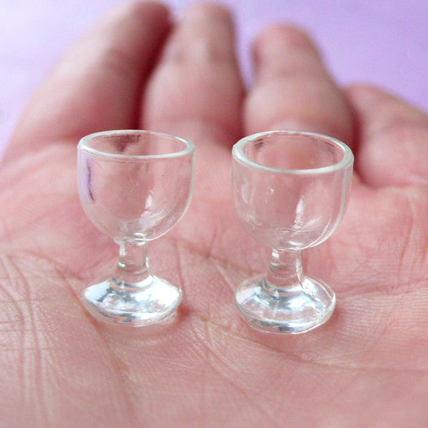 Resin Accented Wine Glasses