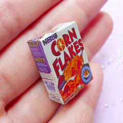 Dollhouse Corn Flakes Cereal Box | Miniature Breakfast Food | Doll House Cornflakes Packet (16mm x 23mm)