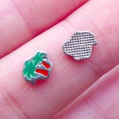 Palm Tree Floating Charms | Memory Locket Supplies | Living Lockets | Nail Charms for Nail Designs | UV Resin Art | Resin Shaker Charm DIY (2pcs / 7mm x 6mm)