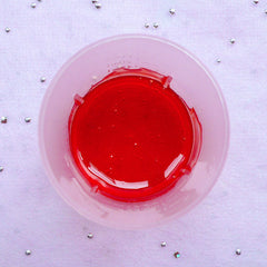 Resin Craft Supplies | Translucent Color Pigment | Resin Cabochon Making (Red Orange / 10 grams)