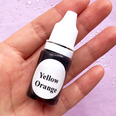 Transparent Pigment for Resin | Translucent Dye for Cabochon DIY | Colouring for Resin Art (Yellow Orange / 10 grams)