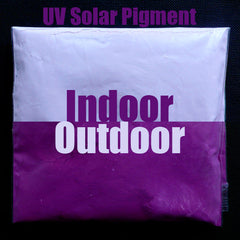 Color Changing Pigment | UV Pigment | Solar Pigment | Photochromic Powder | UV Activated Pigment | Sun Light & UV Solar Sensitive | Epoxy Resin Pigments | Decoden Cabochon DIY (Purple / 4 grams)