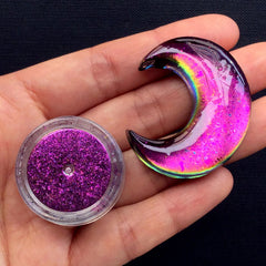 Rainbow Chrome Pigment | Galaxy Effect Pigment | Chameleon Pigment Flakes | Colour Shift Pigment | Resin Color (0.2 gram / Magenta Purple)