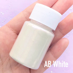 Pearlescence Pigment | Iridescent Pearl Powder | Resin Colouring | Resin Color | Resin Dye | Resin Paint | Resin Art Supplies (AB White / 10 grams)