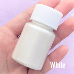Pearlescence Pigment Dye | Pearl Resin Colorant Powder | Epoxy Resin Paint | UV Resin Art Supplies | Resin Colouring (White / 10 grams)