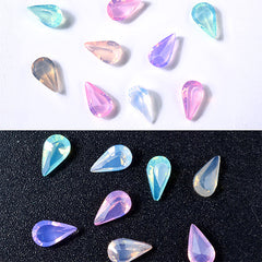 Teardrop Pointed Back Rhinestones | Kawaii Acrylic Crystal | Gemstone Embellishments (36 pcs / Assorted Pastel Colors)
