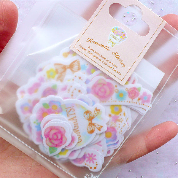 Pack Of 24 Happy Birthday Stickers, Bright Shiny Iceland - View #2