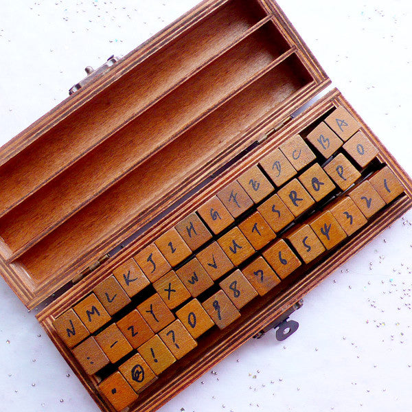 Alphabet Rubber Stamps and How to Use Them