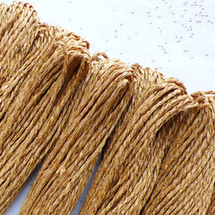 Twist Paper String | 2mm Paper Twine | Paper Rope | Paper Cord | Favor Wrapping | Product Packaging | Tag Making | Party Supply | Rustic Decoration (24 Meters / Brown)
