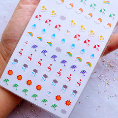 Weather Stickers | Life Planner Stickers | Erin Condren Sticker | Filofax Stickers | Kikki K Sticker | Diary Deco Sticker | Journal Stickers | Tiny Mini Stickers | One Point Seal