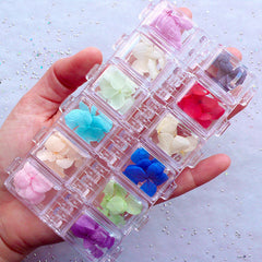 Dried Hydrangea | Small Dried Flowers in Assorted Colors | Floral Nail Art | Japanese Nail Designs | Nail Deco | Filling for Resin Crafts (Assorted Colors)