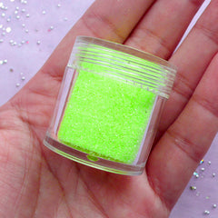 Resin Craft Supplies | Holographic Glitter Powder | Bling Bling Fairy Sprinkles (Neon Yellow / 4-6 grams)