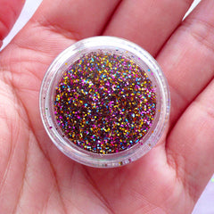 Mixed Glitter Sprinkles | Metallic Holographic Powder | Iridescent Nail Decoration & Bling Bling Resin Cabochon Making (Mystery Galaxy / 4 grams)
