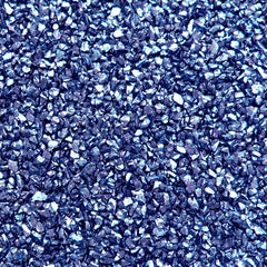 Loose Glass Glitter Confetti | Metallic Sprinkles | Crushed Glass Flakes | 3D Nail Art & Scrapbooking (Dark Blue / 10 grams)