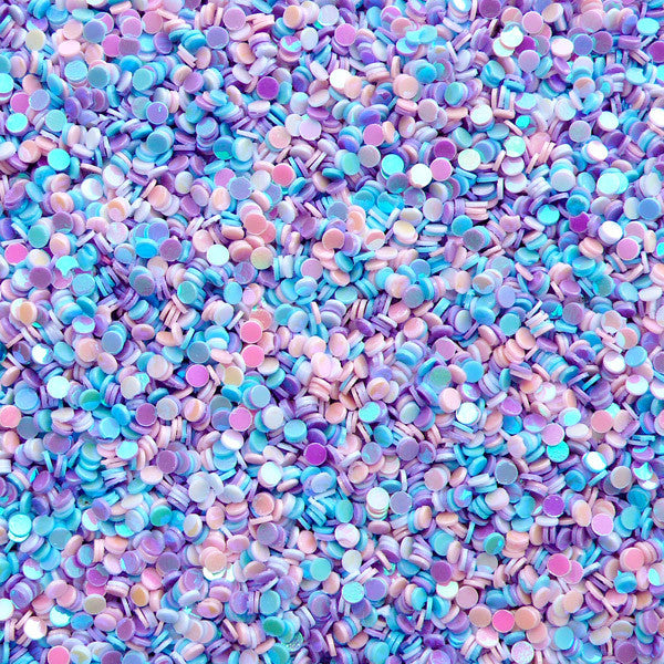 Pastel Glitter Confetti, Tiny Mini Round Sprinkles, Iridescent Nail, MiniatureSweet, Kawaii Resin Crafts, Decoden Cabochons Supplies