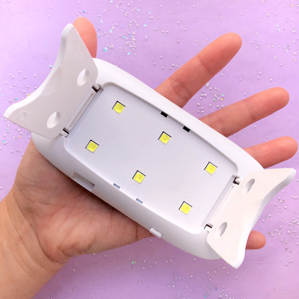 Small UV Lamp 6watts for UV Resin or UV Gel Nail Lamp (Random