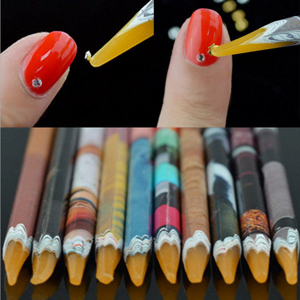 Rhinestone Pick Up Tool / Gem Grabber / Pearl Picking Pencil - for Cel, MiniatureSweet, Kawaii Resin Crafts, Decoden Cabochons Supplies