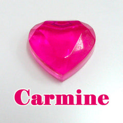 Dark Pink UV Resin | Ultraviolet Cured Resin | Hard UV Curing Resin | Kawaii Resin Craft | Resin Art | Solar Sunlight Activated Resin (25g / Translucent Clear Carmine)