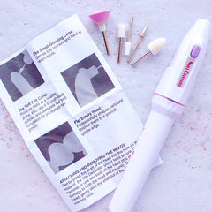 Portable Nail File Drill | Manicure & Pedicure Rotary Tool | Resin Craft Tool | Resin Cabochon Making | Nail Art Pen | Polish & Buffer Kit