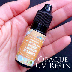 Opaque UV Curing Resin | Hard Type Colored Ultraviolet Resin | Solar Cured Resin | Sunlight Activated Resin | Kawaii Resin Craft Supply (10g / Opaque Carnation)