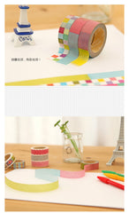 Washi Tape Masking Tape Kawaii Japanese Deco Tape (1 roll BY RANDOM) Scrapbooking Card Making Gift Packaging Wedding Home Decor WR01