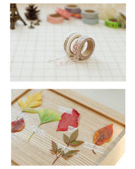 Washi Tape Masking Tape Kawaii Japanese Deco Tape (1 roll BY RANDOM) Scrapbooking Card Making Gift Packaging Wedding Home Decor WR01