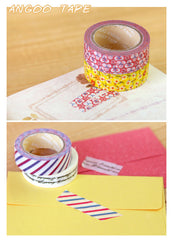 Washi Tape Masking Tape Kawaii Japanese Deco Tape (1 roll BY RANDOM) Scrapbooking Card Making Gift Packaging Wedding Home Decor WR01