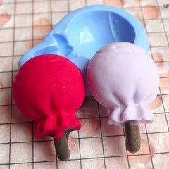 Lollipop Silicone Mold / Candy Flexible Mold (25mm) Decoden Supplies Mini Sweets Craft Fake Food Jewelry MD350