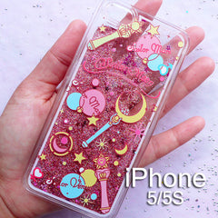 CLEARANCE Glitter Phone Case for iPhone 5/5S/6/6S/6Plus | Kawaii iPhone Case | Anime Decoden Supplies