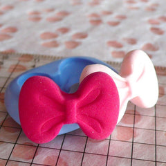 Bow Mold Bowtie Mold 22mm Flexible Silicone Mold Cake Decoration Mold Kawaii Jewelry Cabochon Mold Clay Resin Cell Phone Deco Mold MD476