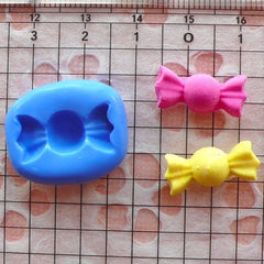 Kawaii Silicone Flexible Mold - Bow Tie Candy (19mm) Miniature Food, Cupcake, Jewelry, Charms (Resin, Clay, Fimo, Gum Paste, Fondant) MD344