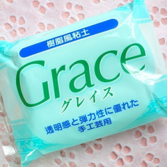 Clay Material - Resin Clay - Flower / Figurines / Miniature Food Dessert / Sweets - Grace Clay from Japan (White) (200g)