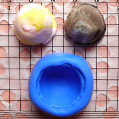 Ice Cream Scoop 18mm Flexible Silicone Mold Decoden Mold Kawaii Miniature Sweets Mold Fimo Polymer Clay Jewelry Cabochon Charms Wax MD277