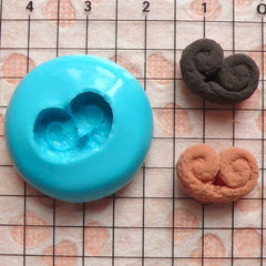 Silicone Mold Palmier 13mm Miniature Food Kawaii Deco Sweets Fimo Mold Polymer Clay Jewelry Charms Cabochon Resin Flexible Mini Mold MD759