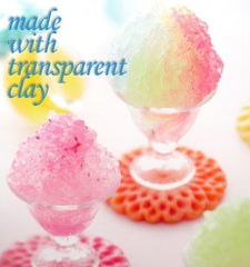 Clear Resin Clay - Flower / Jewelry / Miniature Food / Jelly / Pudding / Vegetable Making - Sukerukun Transparent Clay (200g)