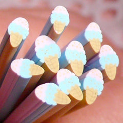 Polymer Clay Cane - Sweets - Ice Cream - for Miniature Food / Dessert / Cake / Ice Cream Sundae Decoration and Nail Art CSW031